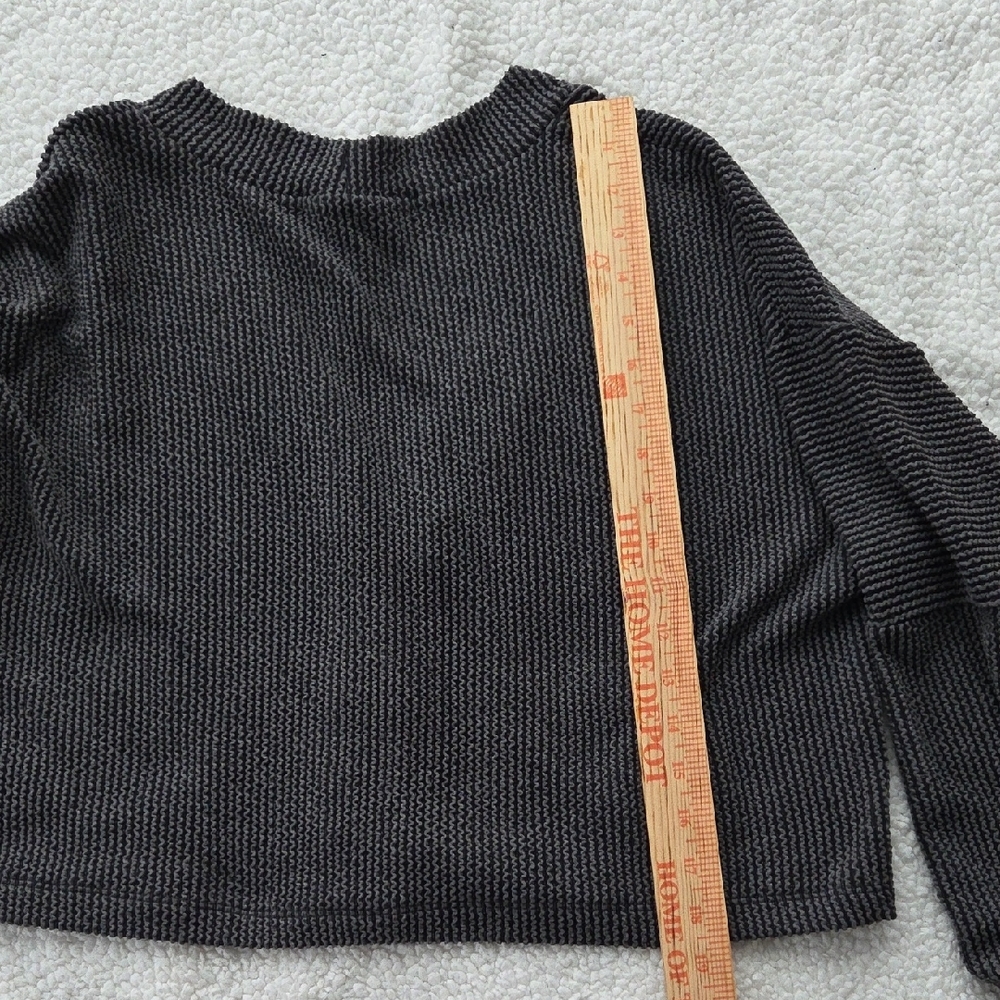 Altar'd State Small Cropped Cardigan Black Button-Up Women's Oversized  Sweater - Picture 6 of 9